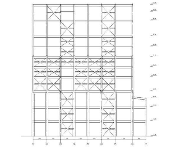 車間鋼結構施工圖 鋼結構有限元分析設計 第4張 車間鋼結構施工圖 鋼結構有限元分析設計 第4張