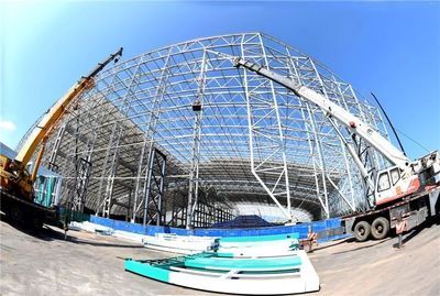 異形鋼結(jié)構(gòu)施工圖片大全 建筑效果圖設(shè)計(jì) 第5張 異形鋼結(jié)構(gòu)施工圖片大全 建筑效果圖設(shè)計(jì) 第5張