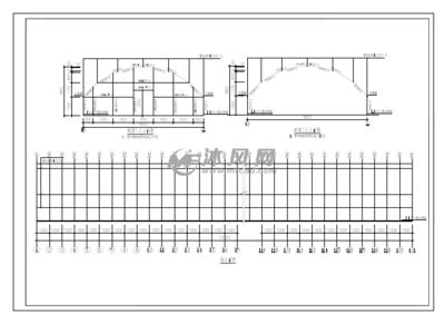 鋼結構彩瓦棚圖紙 建筑施工圖施工 第4張 鋼結構彩瓦棚圖紙 建筑施工圖施工 第4張