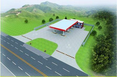 加油站罩棚占地面積如何計算(加油站罩棚建筑規范) 鋼結構蹦極設計 第4張 加油站罩棚占地面積如何計算(加油站罩棚建筑規范) 鋼結構蹦極設計 第4張