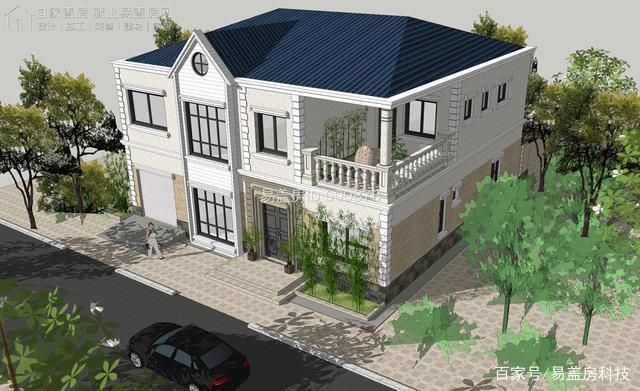北京農村自建別墅設計公司（北京農村自建別墅設計公司推薦） 鋼結構玻璃棧道施工 第4張