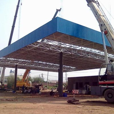 加油站架高頂棚 建筑效果圖設(shè)計 第1張