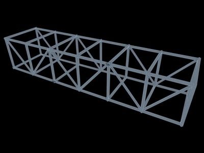 桁架模型設計思路(sketchup建模技巧分享) 北京加固施工 第3張 桁架模型設計思路(sketchup建模技巧分享) 北京加固施工 第3張