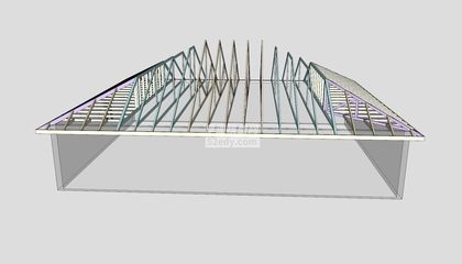桁架模型設計思路(sketchup建模技巧分享) 北京加固施工 第2張 桁架模型設計思路(sketchup建模技巧分享) 北京加固施工 第2張