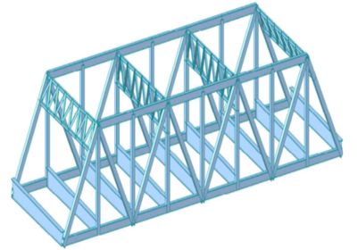 桁架模型設計思路(sketchup建模技巧分享) 北京加固施工 第5張 桁架模型設計思路(sketchup建模技巧分享) 北京加固施工 第5張