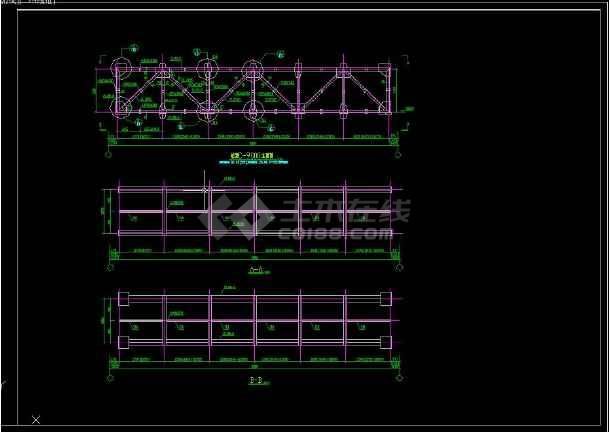 25米鋼結構桁架圖紙 建筑方案設計 第5張