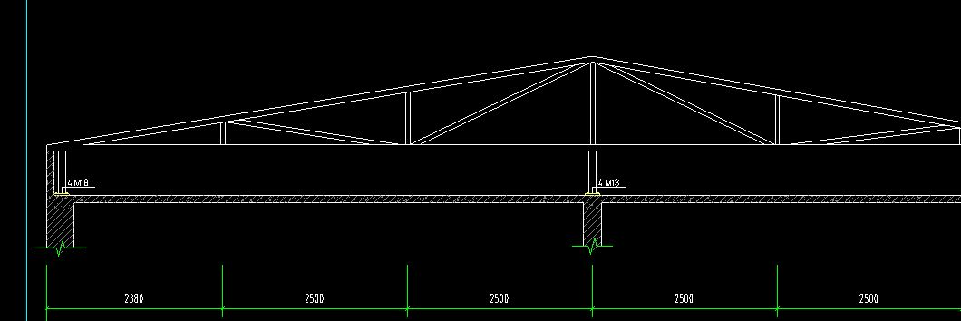 25米鋼結構桁架圖紙 建筑方案設計 第4張