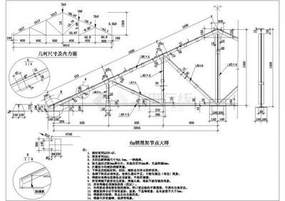 什么是鋼屋架結構詳圖主要內容有哪些(鋼屋架結構詳圖) 結構框架設計 第3張 什么是鋼屋架結構詳圖主要內容有哪些(鋼屋架結構詳圖) 結構框架設計 第3張