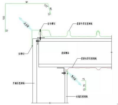 磚墻與鋼結構屋面連接