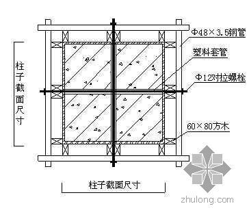 房屋鋼筋柱子結(jié)構(gòu)設(shè)計圖紙
