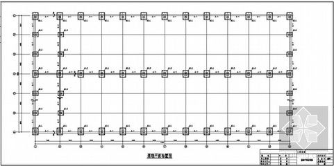 鋼結構基礎梁平面布置圖 鋼結構蹦極設計 第1張 鋼結構基礎梁平面布置圖 鋼結構蹦極設計 第1張