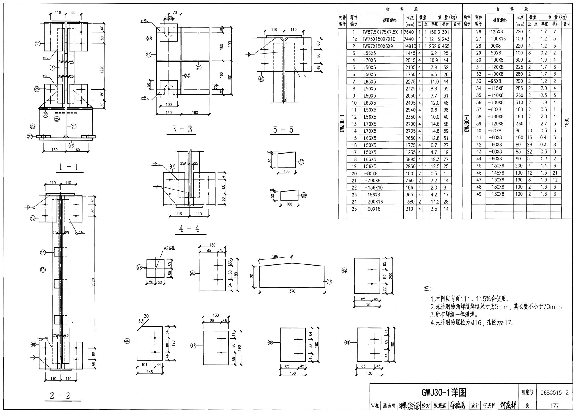 鋼屋架圖集 06sg515(國家建筑標準設計圖集06sg515圖集適用范圍) 結構砌體設計 第4張 鋼屋架圖集 06sg515(國家建筑標準設計圖集06sg515圖集適用范圍) 結構砌體設計 第4張