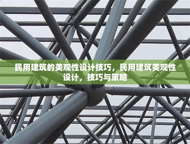 民用建筑的美觀性設計技巧，民用建筑美觀性設計，技巧與策略
