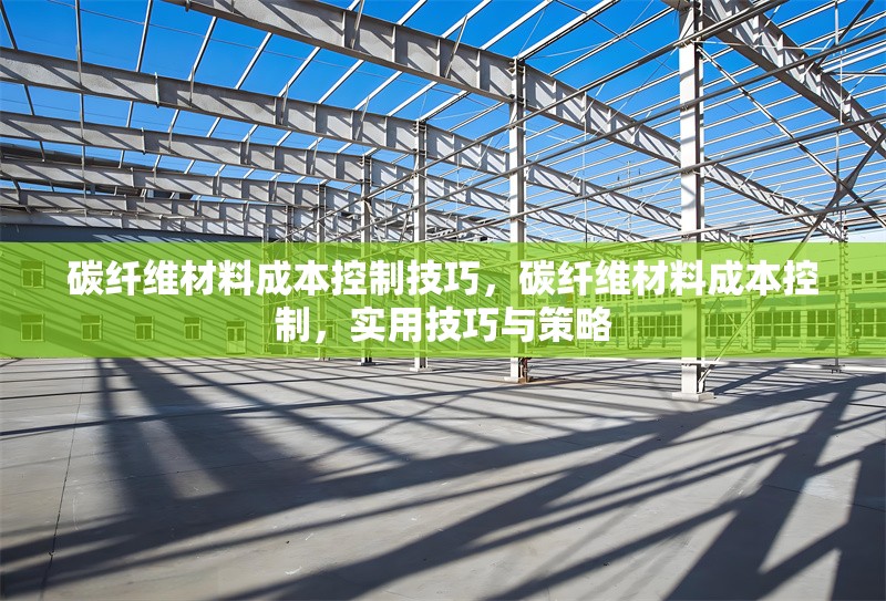 碳纖維材料成本控制技巧，碳纖維材料成本控制，實(shí)用技巧與策略 行業(yè)新聞 第6張