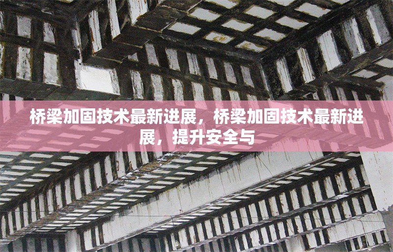 橋梁加固技術最新進展，橋梁加固技術最新進展，提升安全與 行業新聞 第6張