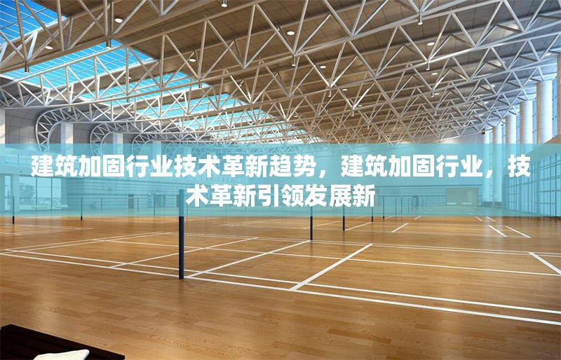 建筑加固行業(yè)技術(shù)革新趨勢，建筑加固行業(yè)，技術(shù)革新引領(lǐng)發(fā)展新 行業(yè)新聞 第6張