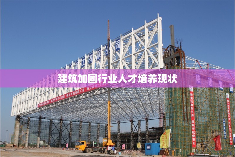 建筑加固行業人才培養現狀 行業新聞 第1張
