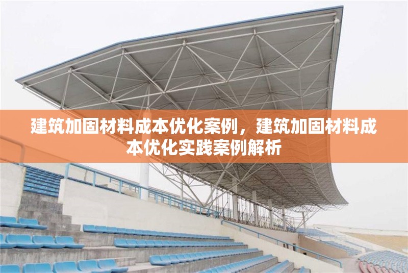 建筑加固材料成本優化案例，建筑加固材料成本優化實踐案例解析 行業新聞 第1張