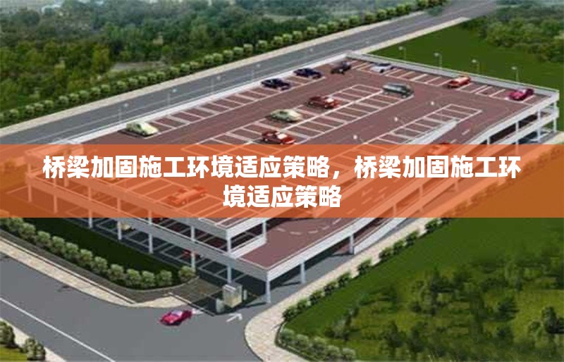 橋梁加固施工環境適應策略，橋梁加固施工環境適應策略