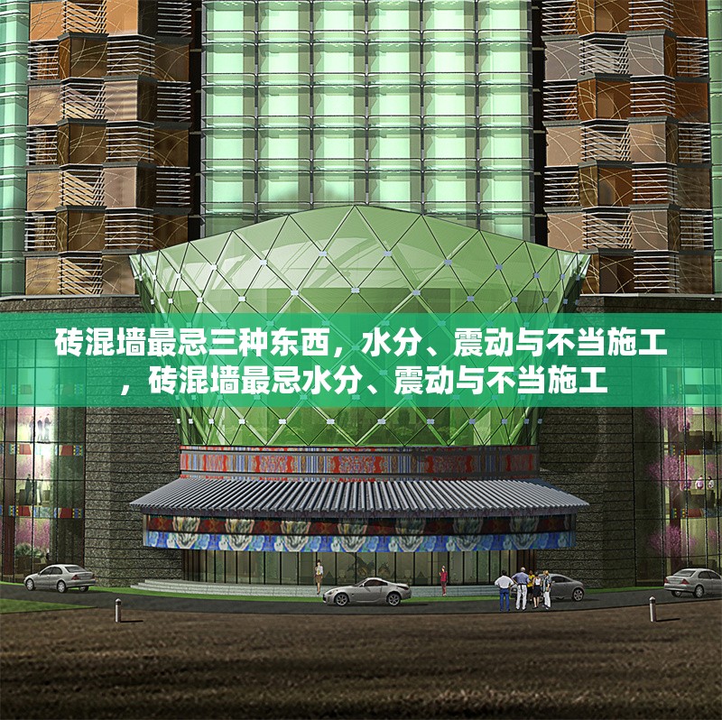 磚混墻最忌三種東西，水分、震動與不當施工，磚混墻最忌水分、震動與不當施工