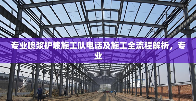 專業(yè)噴漿護(hù)坡施工隊電話及施工全流程解析，專業(yè) 行業(yè)新聞