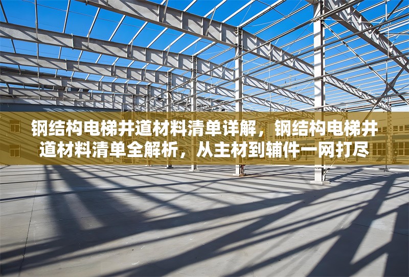 鋼結構電梯井道材料清單詳解，鋼結構電梯井道材料清單全解析，從主材到輔件一網打盡