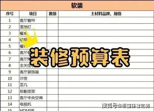 裝修預算制定技巧分享,裝修預算制定技巧,省錢又省心的實用指南 行業新聞 第5張 裝修預算制定技巧分享,裝修預算制定技巧,省錢又省心的實用指南 行業新聞 第5張